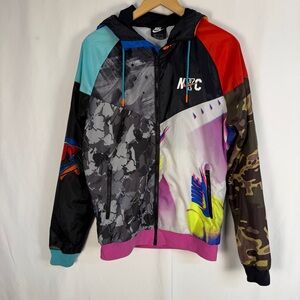 Nike Sportswear NYC What the Windbreaker Multicolor Jacket, RARE collectible Y2K